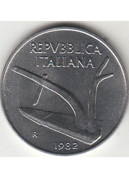 1982 Lire 10 Spiga Fior di Conio Italia